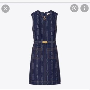 Tory Burch Gemini Link Denim Dress